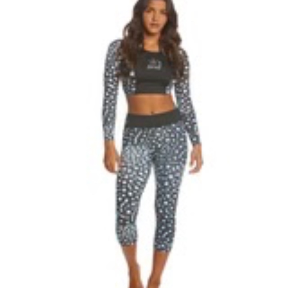 DISCONTINUED Women's Ocean Ramsey 8oz. Whale Shark Print Sport Capri